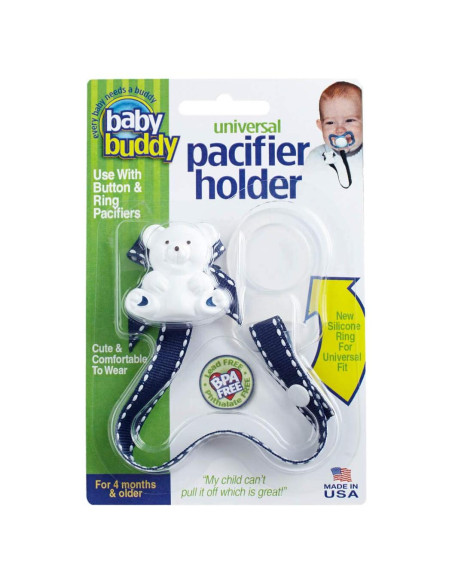 Clip para Chupete Baby Buddy Azul Marino Universal 18g