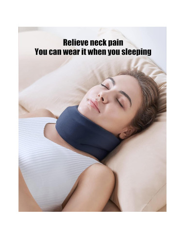 Collarín cervical BLABOK azul pequeño para alivio de dolor