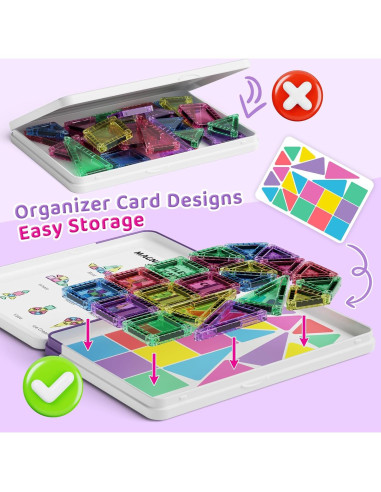 Azulejos Magnéticos de Construcción Hunloot 40 Piezas 19x13cm