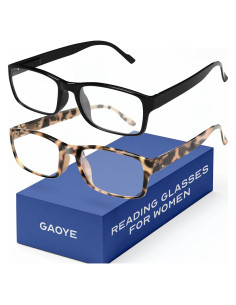 Gafas de Lectura Gaoye 2-Pack con Filtro Luz Azul y UV