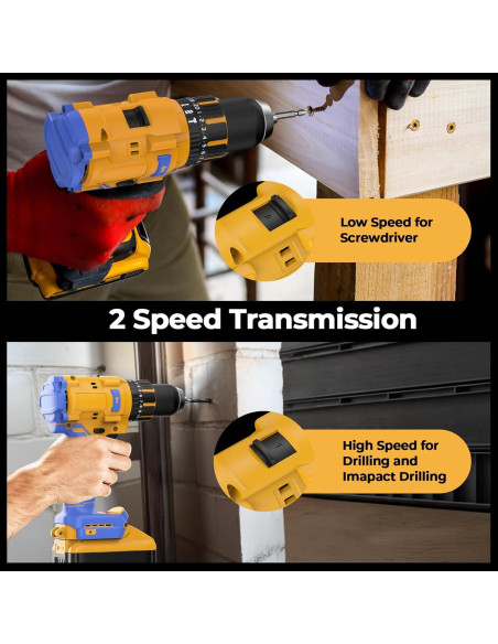 Taladro de Percusión Inalámbrico Funnywhale 20V Sin Batería