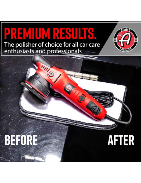 Pulidor Doble Acción Adam's Swirl Killer 9mm 1000W Kit Completo