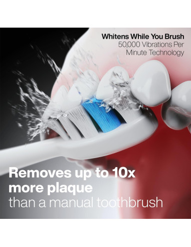 Cepillo de Dientes Eléctrico Aquasonic Vibe Pro - 5 Modos, UV