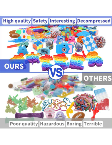 200 Juguetes Antiestrés a Granel para Niños - BILLFULL