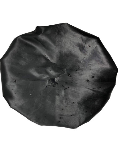 Gorro de Ducha Jumbo ELEBOX XL Impermeable Doble Capa Negro