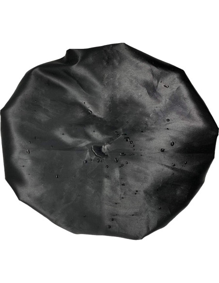 Gorro de Ducha Jumbo ELEBOX XL Impermeable Doble Capa Negro