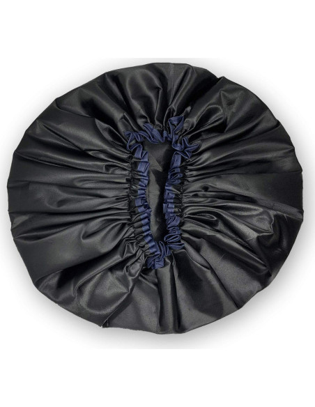 Gorro de Ducha Jumbo ELEBOX XL Impermeable Doble Capa Negro