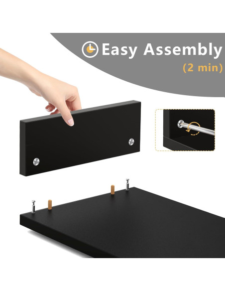 Soporte Doble Monitor TAVR Ajustable 77.8-110 cm Negro