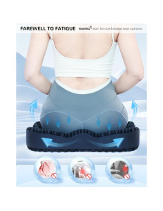 Cojín de Gel RARIRO para Silla de Ruedas y Oficina 42.9x36.8cm 2