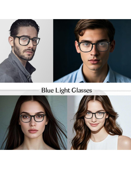 Gafas de luz azul NZKNP para hombres y mujeres - Protección UV