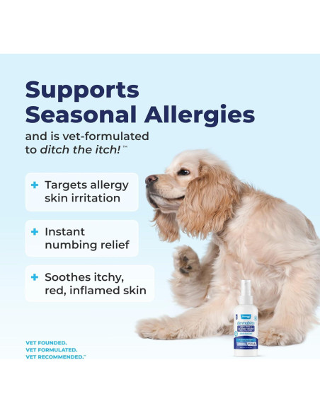 Spray Antipicazón Dermabliss Vetnique 113.4g para Perros y Gatos