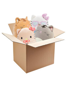 Squishmallows Set de 3 Gatos 20 cm Jazwares - Peluches Suaves