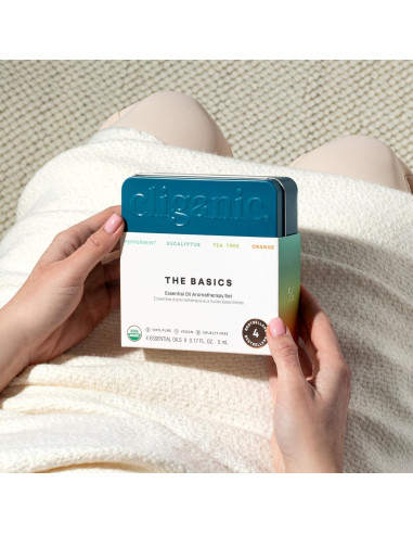 Set de Aceites Esenciales Orgánicos Cliganic - 4 Piezas 5ml