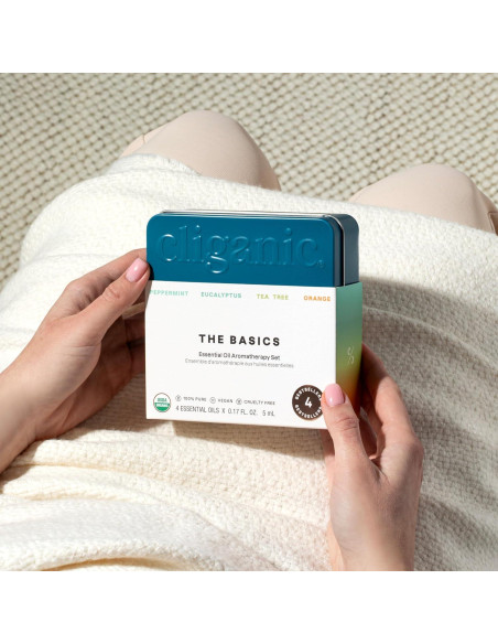 Set de Aceites Esenciales Orgánicos Cliganic - 4 Piezas 5ml