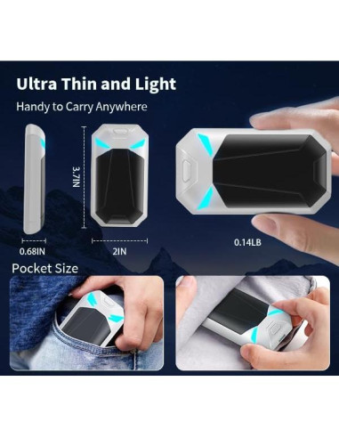 Calentadores de Manos Recargables UJROQI 8000mAh 20h Calor