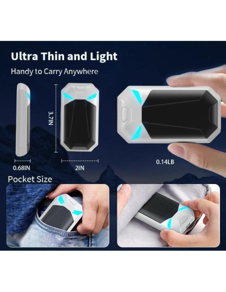 Calentadores de Manos Recargables UJROQI 8000mAh 20h Calor