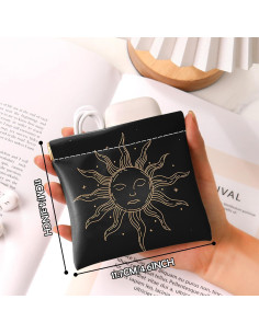 2 Mini Monederos de Cuero PU BHAHB - Compactos y Resistentes 2