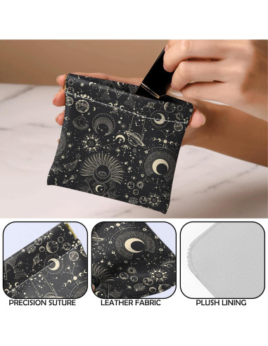 2 Mini Monederos de Cuero PU BHAHB - Compactos y Resistentes