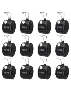 Contador Clicker PATIKIL de 4 Dígitos para Ejercicio - Negro