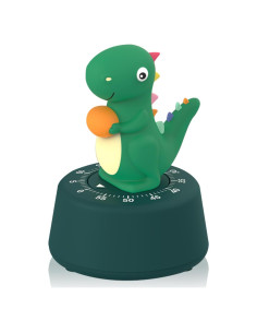 Temporizador Mecánico de Cocina ELE DEPI 60 Min Verde Dinosaurio