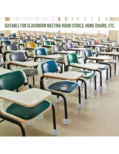 Protector de Suelo para Patas de Sillas Macarrie 63 mm Gris (300 Pcs)