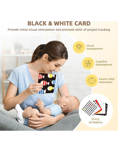 Juguetes Montessori TOOKYLAND Set Educativo 6 en 1 Bebés 0-6 Meses