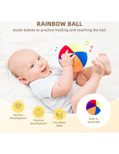 Juguetes Montessori TOOKYLAND Set Educativo 6 en 1 Bebés 0-6 Meses