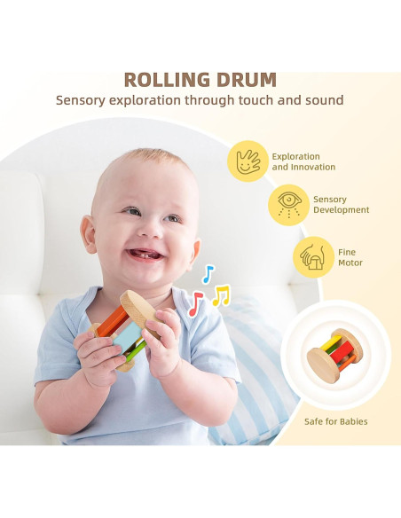 Juguetes Montessori TOOKYLAND Set Educativo 6 en 1 Bebés 0-6 Meses