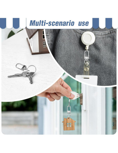 30 Ganchos de Garra de Langosta Plateados Salbsever 33mm