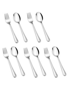 Juego de Cubiertos para Niños HaWare 10 Piezas Acero Inoxidable