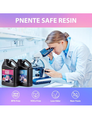 Kit de Resina Epóxica Pnente 1 Galón - Autonivelante y UV