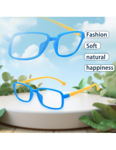Gafas Anti Luz Azul TR90 AetrvoHope para Niños 5-13 Años