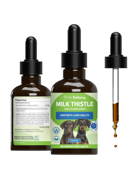 Cardo Mariano Orgánico Pet Wellbeing 2 oz - Suplemento Hepático