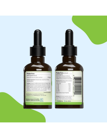 Cardo Mariano Orgánico Pet Wellbeing 2 oz - Suplemento Hepático