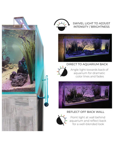 Kit de Luz LED Inteligente ColorCast para Acuarios 45.7-81.3 cm