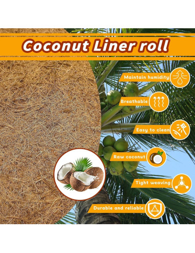 Alfombra de Coco Natural para Reptiles 35.4x15.7 cm BLSMU