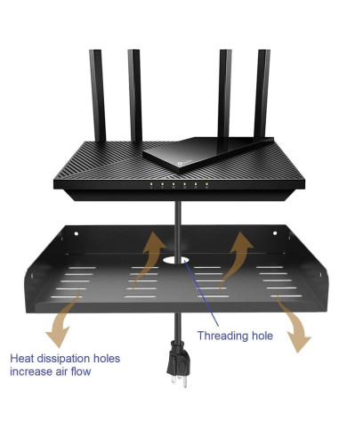 Soporte de Estante Flotante JINGCHENGMEI 30.48 cm Metal