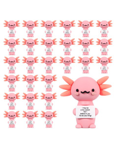 25 Mini Juguetes de Hule Axolote Gejoy - Regalos Motivacionales
