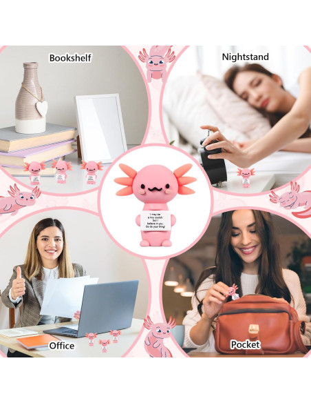 25 Mini Juguetes de Hule Axolote Gejoy - Regalos Motivacionales