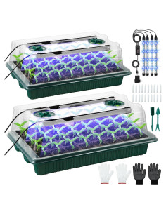 Kit de Inicio de Semillas Saillong con Luz LED y Temporizador