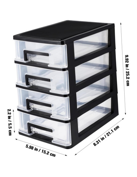 Organizador de Almacenamiento DOITOOL 4 Niveles Plástico