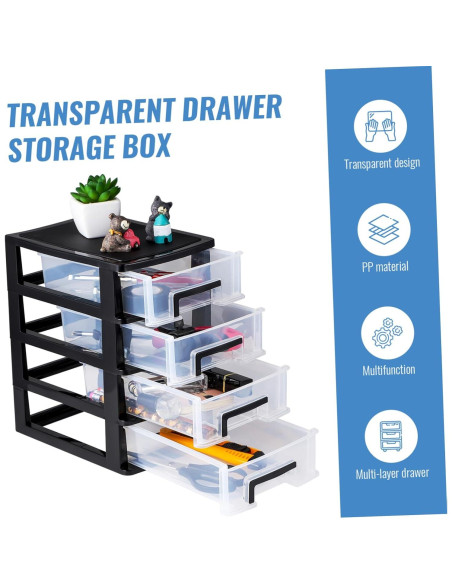 Organizador de Almacenamiento DOITOOL 4 Niveles Plástico