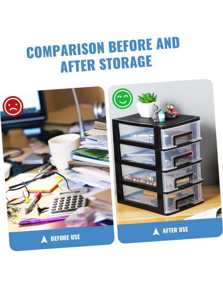 Organizador de Almacenamiento DOITOOL 4 Niveles Plástico