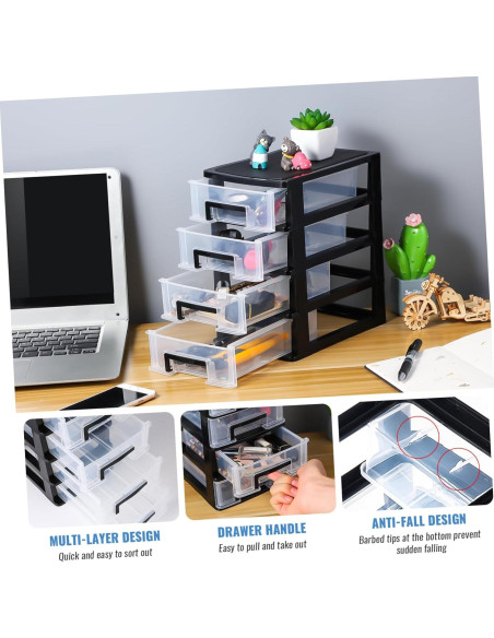 Organizador de Almacenamiento DOITOOL 4 Niveles Plástico