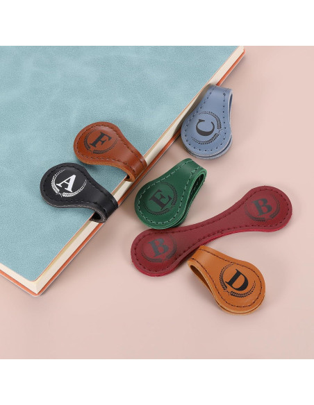 Marcador Magnético de Piel Personalizado uxcell Verde Claro