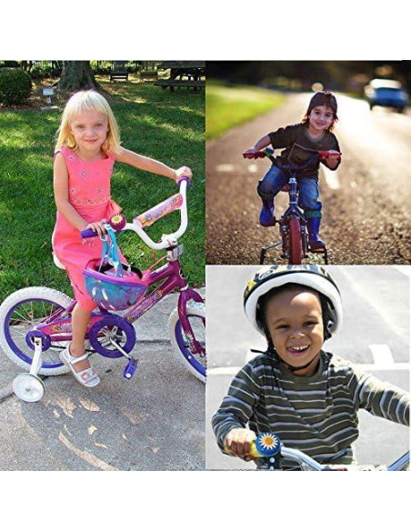 Campana de Bicicleta Paliston para Niñas Rosa y Púrpura