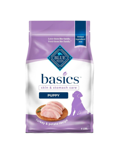 Comida Seca para Cachorros Blue Buffalo Basics Pavo y Papa 1.81 kg