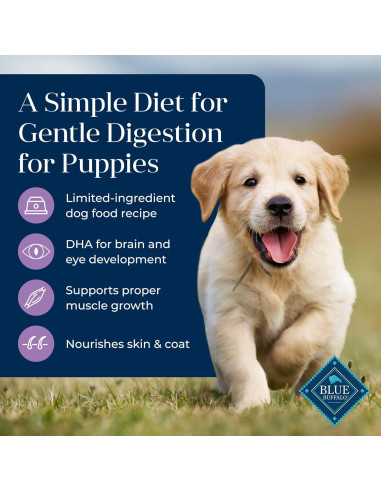 Comida Seca para Cachorros Blue Buffalo Basics Pavo y Papa 1.81 kg