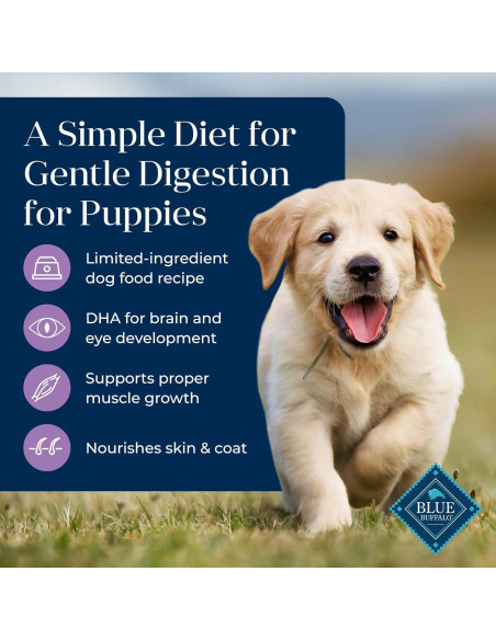 Comida Seca para Cachorros Blue Buffalo Basics Pavo y Papa 1.81 kg