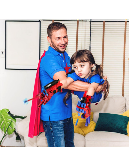 Lanzador de Telaraña DRAVF Azul para Niños y Hombres